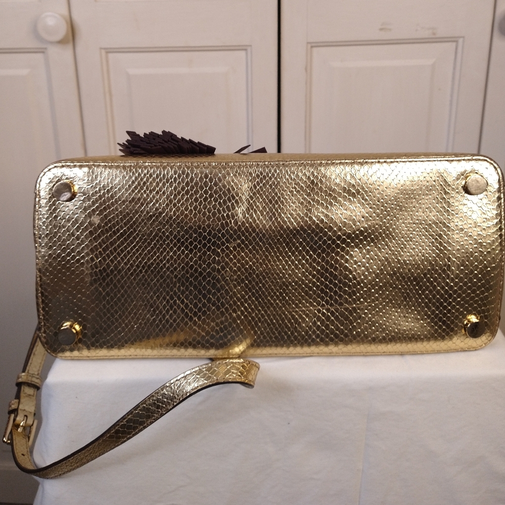 Michael Kors Gold Tote Bag - Picture 10 of 16